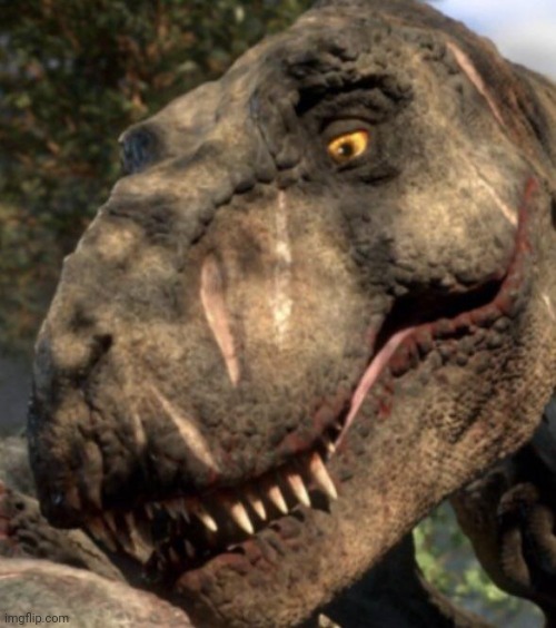 Sad Rex.mp3 | image tagged in little eatie sad | made w/ Imgflip meme maker