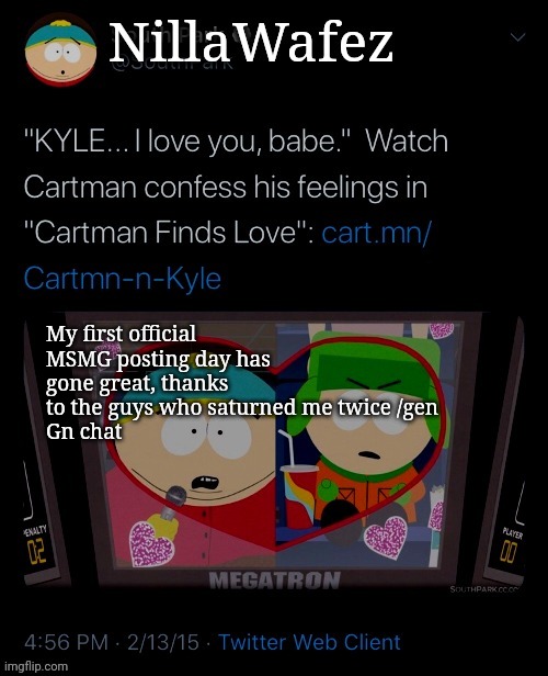 This is my template btw | My first official MSMG posting day has gone great, thanks to the guys who saturned me twice /gen
Gn chat | image tagged in nillawafez status | made w/ Imgflip meme maker