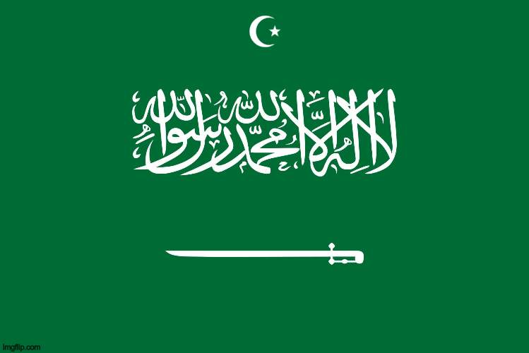 Saudi Arabia | ☪️ | image tagged in saudi arabia | made w/ Imgflip meme maker