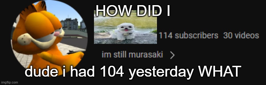10 updoots and i reveal name | HOW DID I; dude i had 104 yesterday WHAT | made w/ Imgflip meme maker