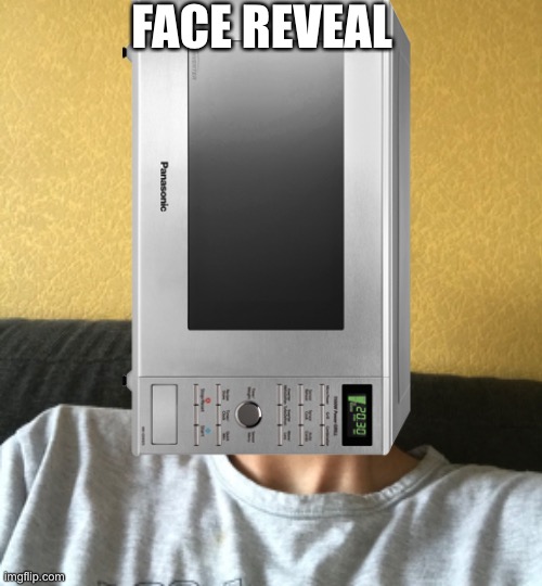 Yep, as you wished | FACE REVEAL | image tagged in lgbtq,microwave | made w/ Imgflip meme maker