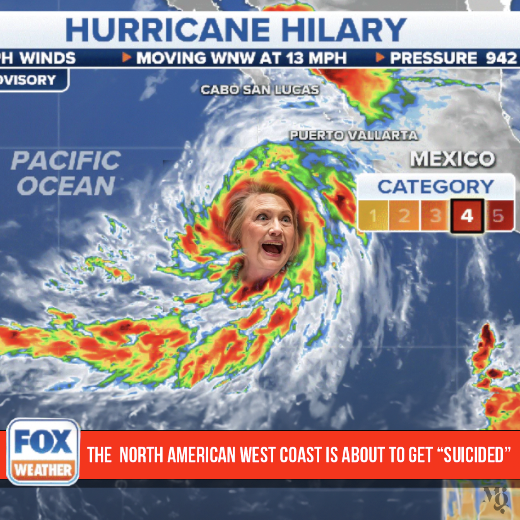 High Quality Hurricane Hilary Blank Meme Template