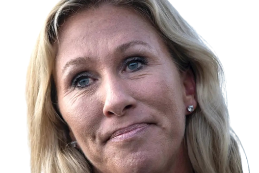 High Quality Majorie Taylor Greene Face Blank Meme Template