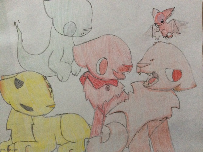 Mha halloween costumes. Denki: demon, deku: ghost, kirishima: little red riot hood, bakugou: the wolf, shoto: vampire (old draw) | made w/ Imgflip meme maker