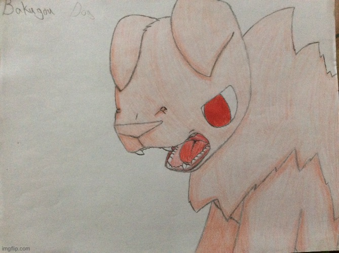 Old wolf bakugou drawing | made w/ Imgflip meme maker