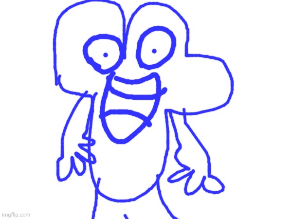 Attempt to draw four from bfb | image tagged in four,art,bfdi,bfb,tpot,oh wow are you actually reading these tags | made w/ Imgflip meme maker