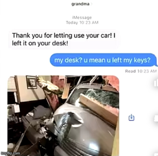 thanks for leaving in my desk bro :,) | image tagged in cars,desk,funny,whyyy,what the heck,funny texts | made w/ Imgflip meme maker
