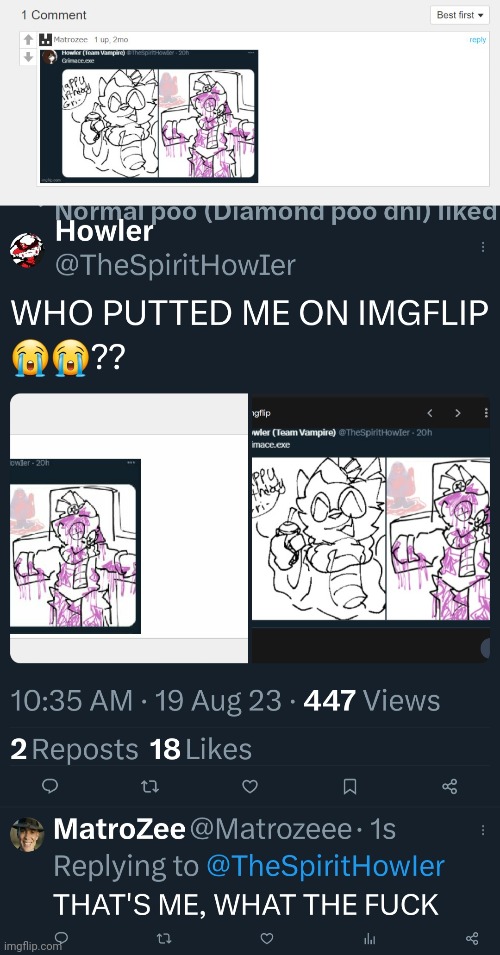 NO WAY MY FAVORITE ROBLOX ARTIST FOUND ME | made w/ Imgflip meme maker