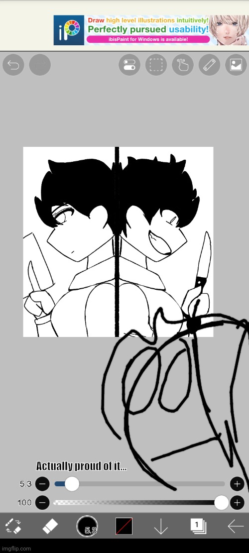 A WIP kinda proud of it. | Actually proud of it... | made w/ Imgflip meme maker
