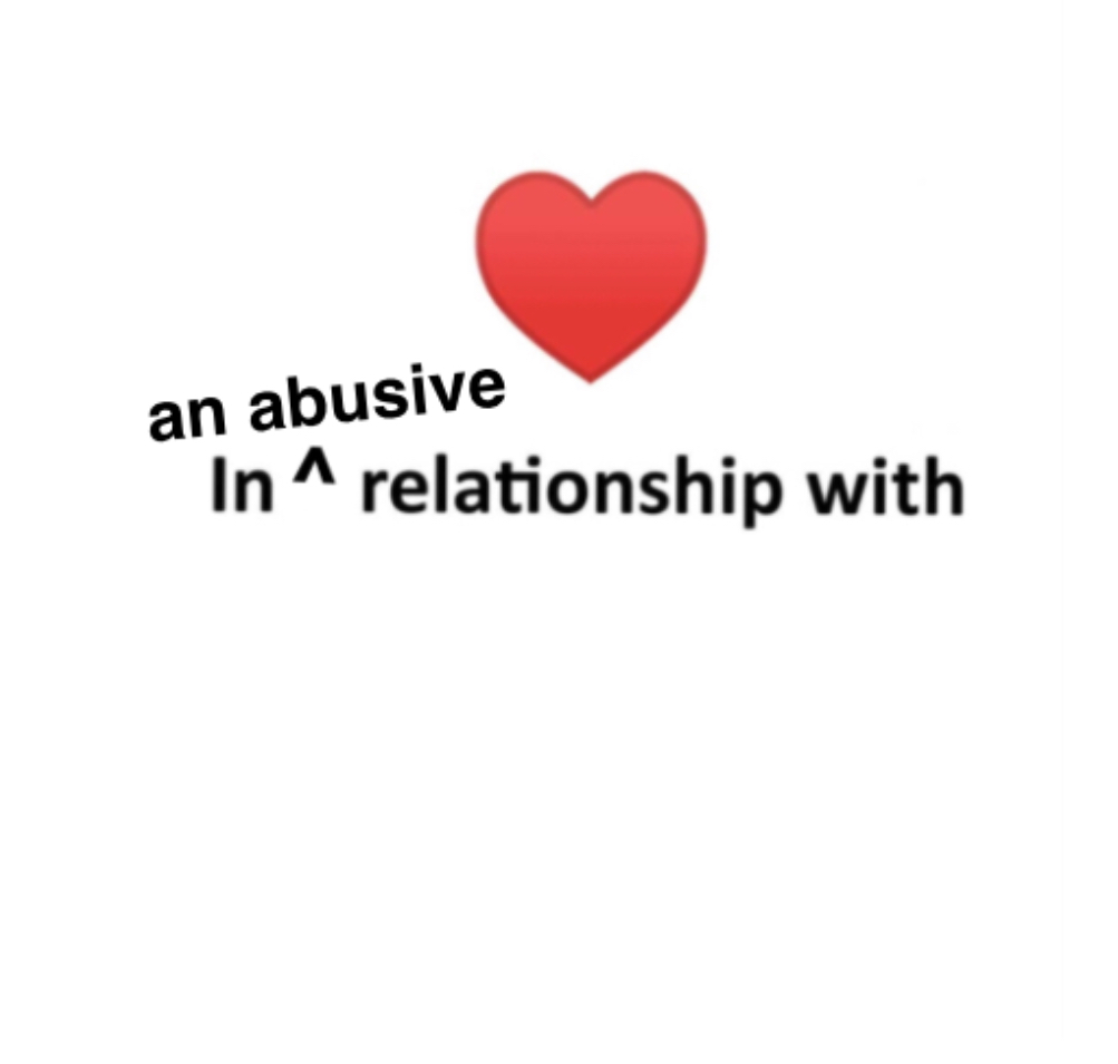 In an abusive relationship Blank Meme Template