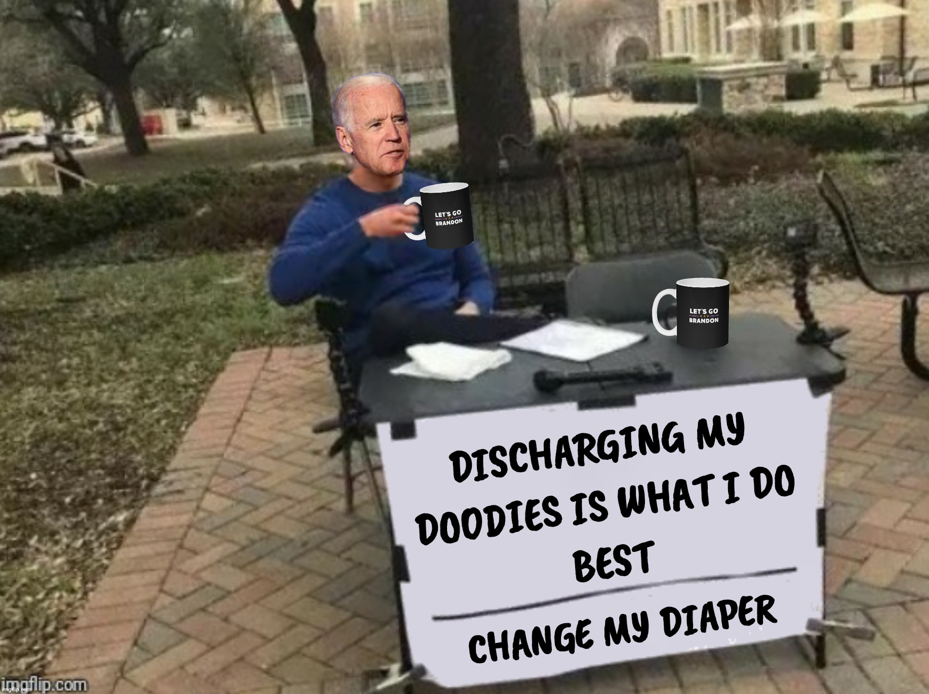 Bad Photoshop Sunday presents:  The 25th amendment | image tagged in bad photoshop,joe biden,change my mind,the 25th amendment,discharge of duties | made w/ Imgflip meme maker