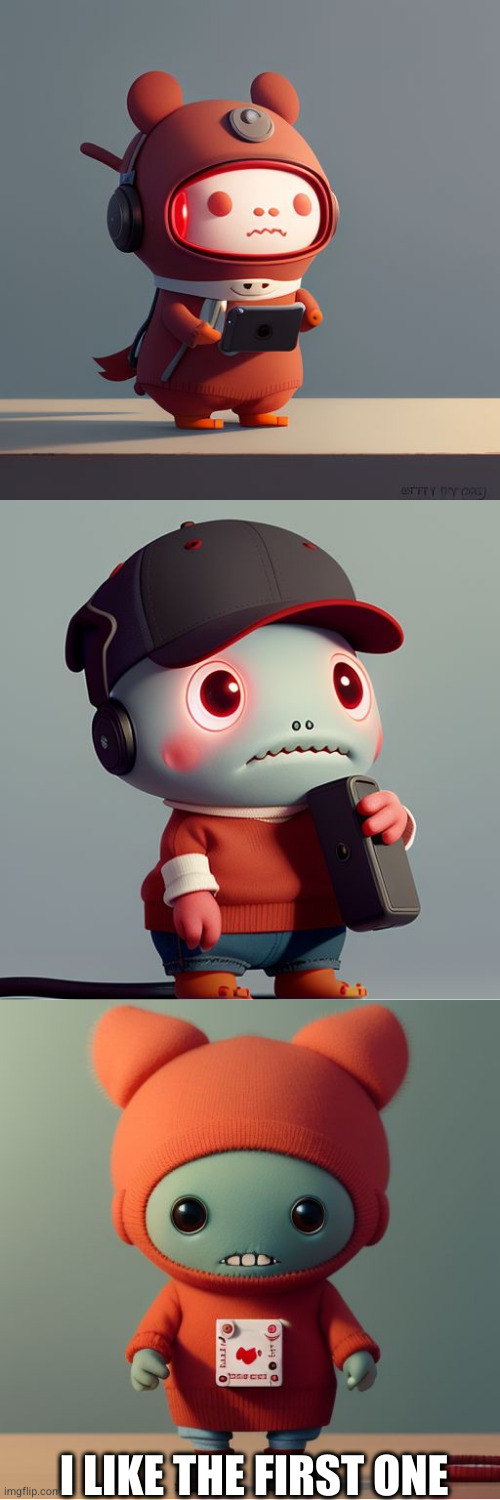 AI does not know what UglyDolls is | I LIKE THE FIRST ONE | made w/ Imgflip meme maker