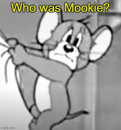 awww the skrunkly | Who was Mookie? | image tagged in awww the skrunkly | made w/ Imgflip meme maker
