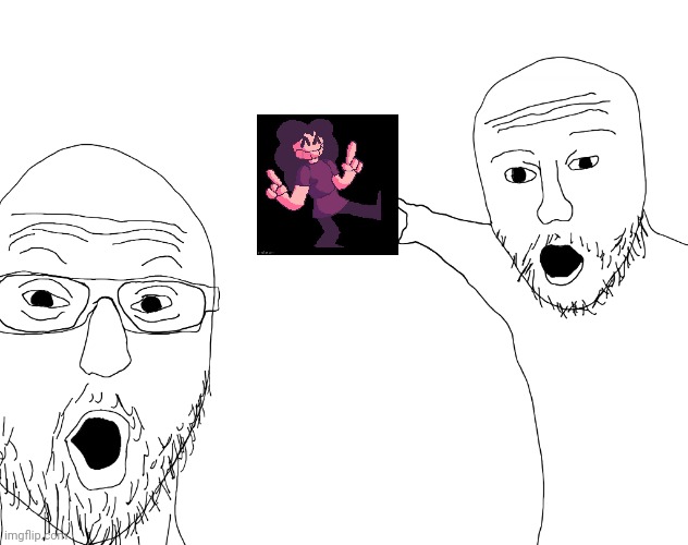 Two Soyjacks Transparent | image tagged in two soyjacks transparent | made w/ Imgflip meme maker