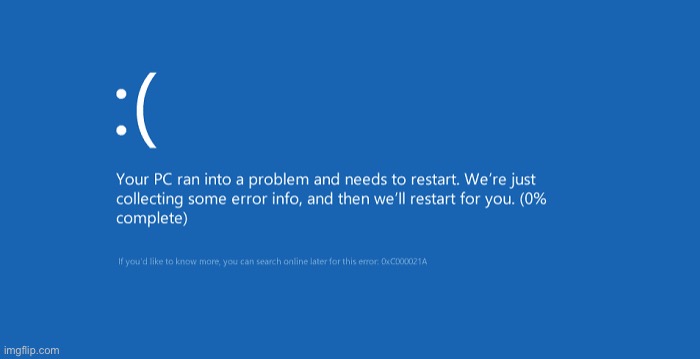 Your pc ran into a problem | image tagged in your pc ran into a problem | made w/ Imgflip meme maker