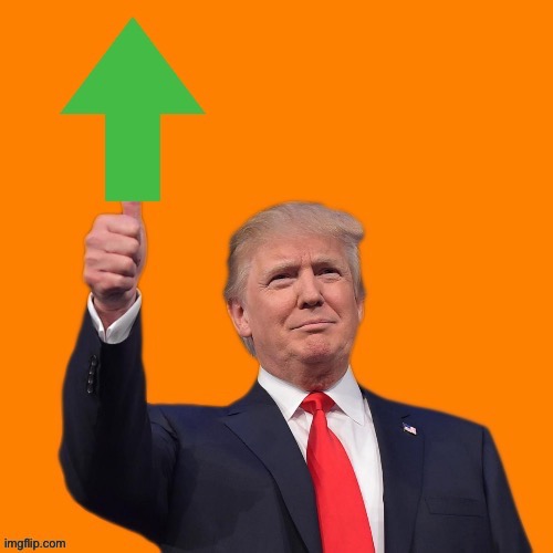 Orange Upvote | image tagged in orange upvote | made w/ Imgflip meme maker