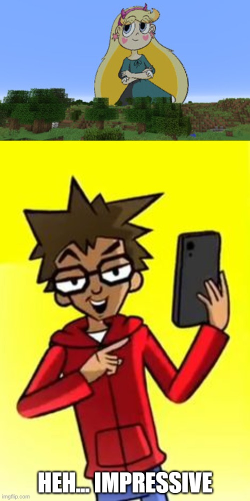 Star in Minecraft?! (not mine) | made w/ Imgflip meme maker