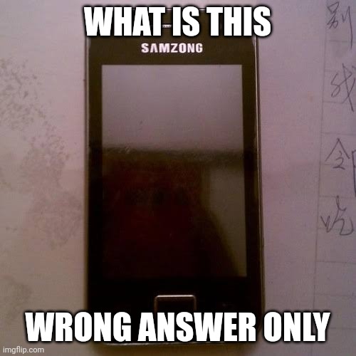 WHAT IS THIS; WRONG ANSWER ONLY | made w/ Imgflip meme maker