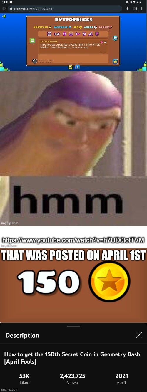 That is not legitimate evidence | THAT WAS POSTED ON APRIL 1ST | made w/ Imgflip meme maker