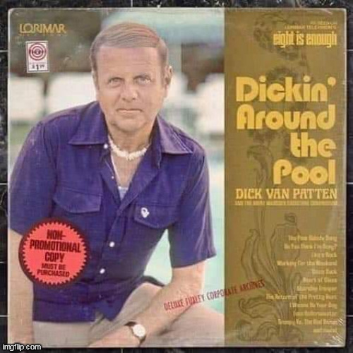 around the pool | image tagged in pool,repost,dick,dick van patten,funny | made w/ Imgflip meme maker