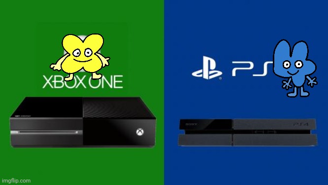 PS4 vs Xbox one | image tagged in ps4 vs xbox one | made w/ Imgflip meme maker