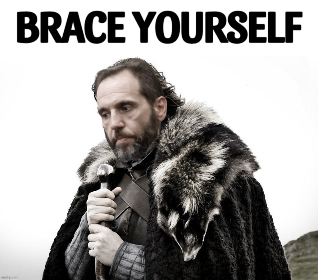 BRACE YOURSELF | image tagged in jack,smith,brace yourself | made w/ Imgflip meme maker