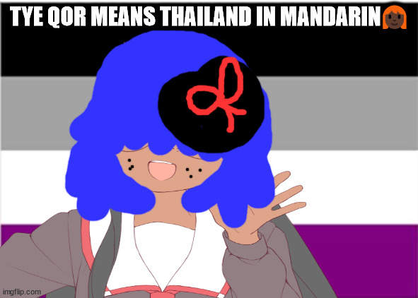 Tye qor means Thailand in mandarin | TYE QOR MEANS THAILAND IN MANDARIN👩🏿‍🦰 | image tagged in brian may will not die tomorrow night | made w/ Imgflip meme maker