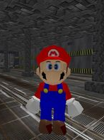Mario in area 51 Blank Meme Template