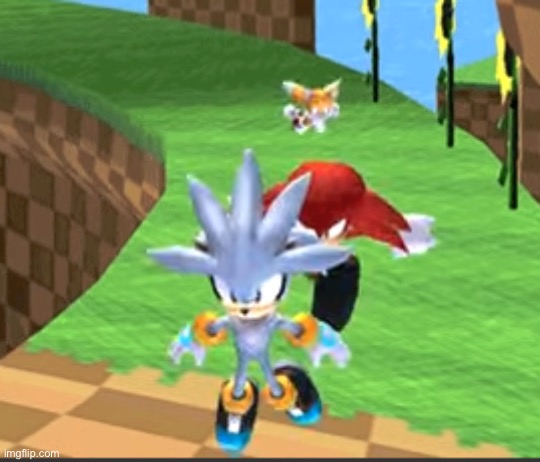 Silver, Knux and Tails | image tagged in silver knux and tails | made w/ Imgflip meme maker