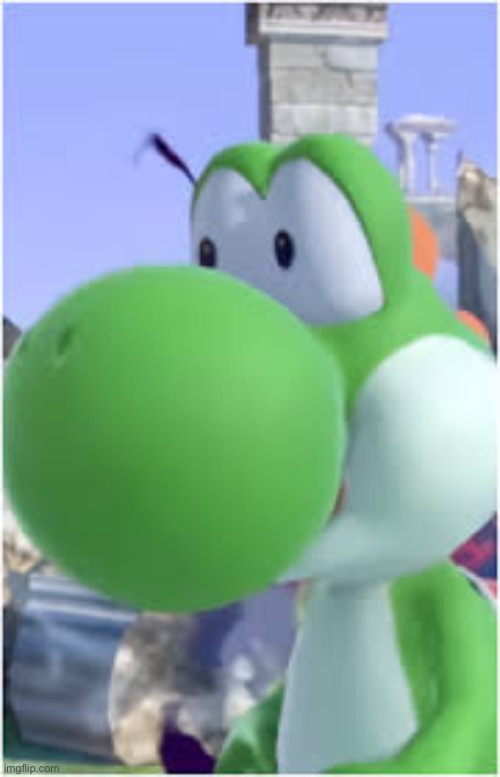 Shocked yoshi | image tagged in shocked yoshi | made w/ Imgflip meme maker