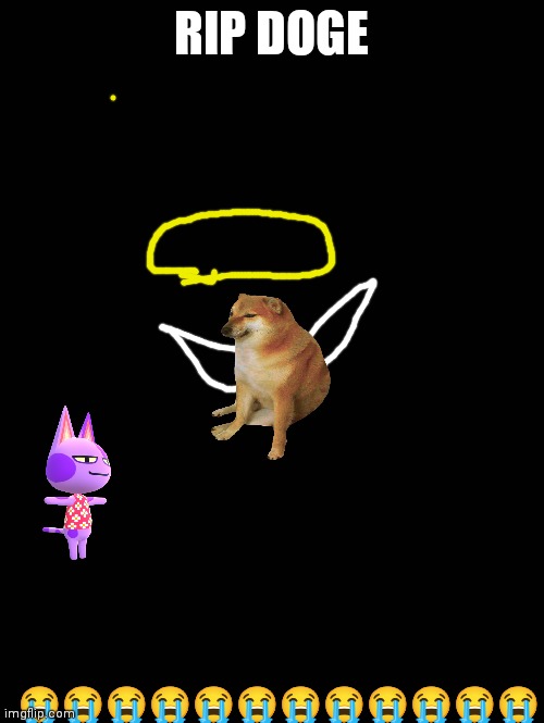 RIP DOGE; 😭😭😭😭😭😭😭😭😭😭😭😭 | image tagged in doge | made w/ Imgflip meme maker