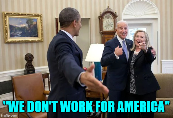 "WE DON'T WORK FOR AMERICA" | made w/ Imgflip meme maker