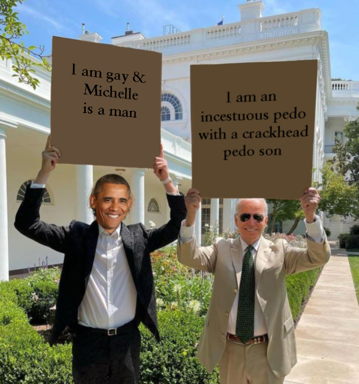 High Quality Barry Soetoro and Pedo Joe Blank Meme Template