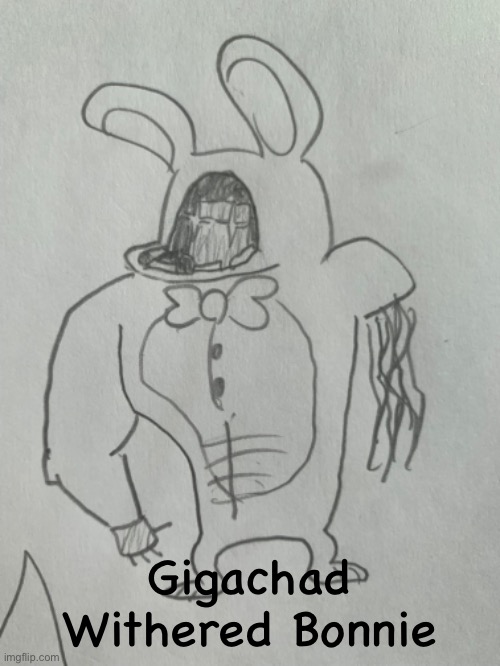 Gigachad Withered Bonnie | made w/ Imgflip meme maker