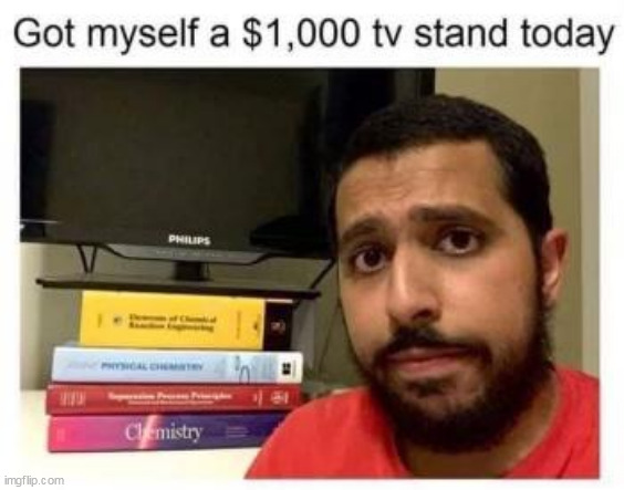 Tv Stand | image tagged in tv stand,repost,television,school,school books | made w/ Imgflip meme maker