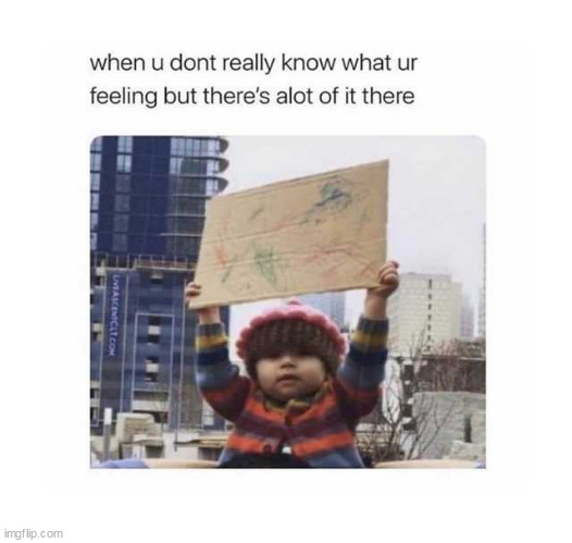 feelings | image tagged in feelings,repost,funny,sign,guy holding cardboard sign | made w/ Imgflip meme maker