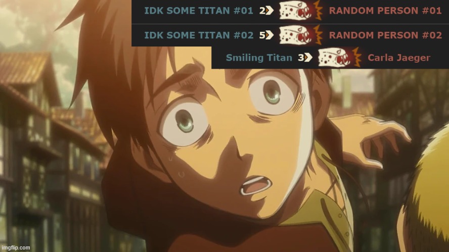 titan fort 2 | image tagged in the sniper tf2 meme,attack on titan,aot,shingeki no kyojin,snk | made w/ Imgflip meme maker
