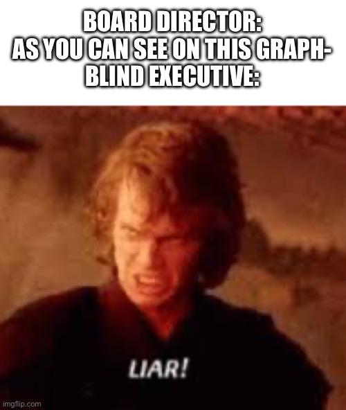 Maybe not dark | BOARD DIRECTOR: AS YOU CAN SEE ON THIS GRAPH-
BLIND EXECUTIVE: | made w/ Imgflip meme maker