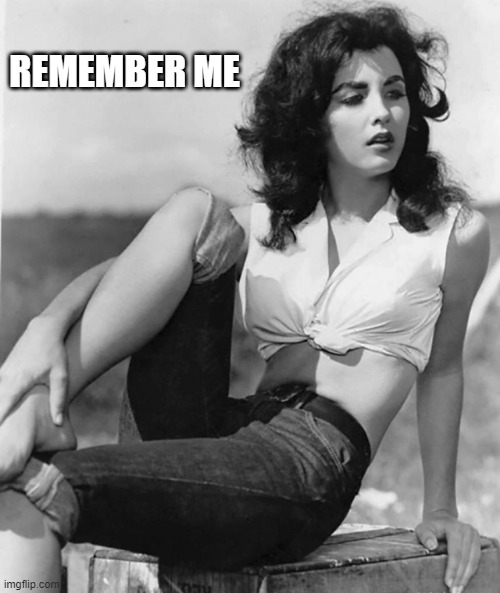 Unforgettable | REMEMBER ME | image tagged in memory,dolores faith,woman,actress | made w/ Imgflip meme maker