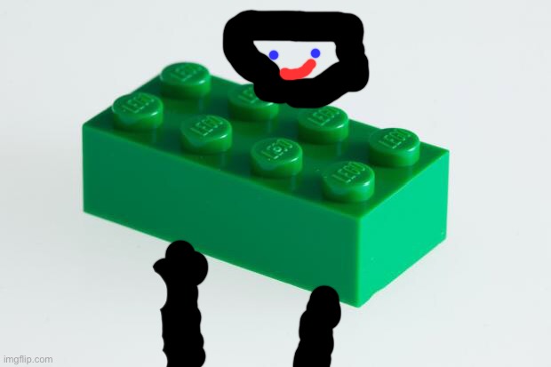 Red neck walking lego | image tagged in green lego brick | made w/ Imgflip meme maker