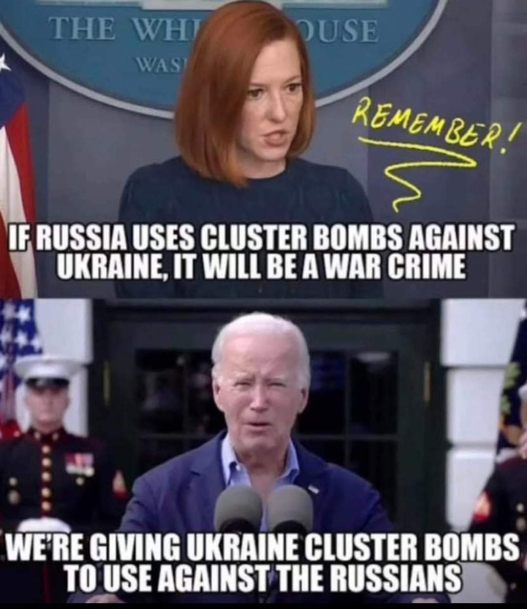 Cluster bombs Ukraine Azov Blank Meme Template