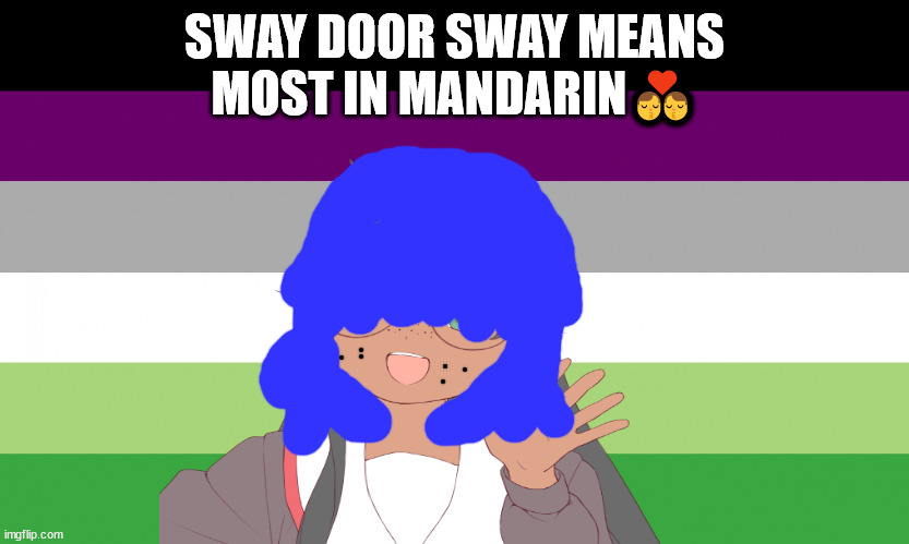 Shoe by won means millions of in mandarin | SWAY DOOR SWAY MEANS MOST IN MANDARIN👨‍❤️‍💋‍👨 | image tagged in chow chow da means quietly in mandarin | made w/ Imgflip meme maker