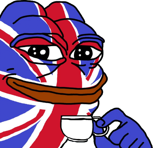 High Quality British Pepe Blank Meme Template