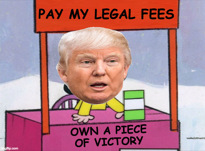 PAY MY LEGAL FEES OWN A PIECE
OF VICTORY | made w/ Imgflip meme maker