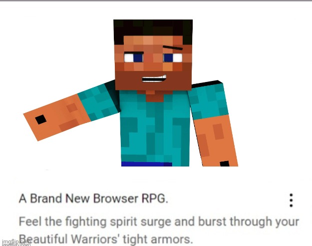 I made a template | image tagged in blank queen's blade limitbreak ad | made w/ Imgflip meme maker