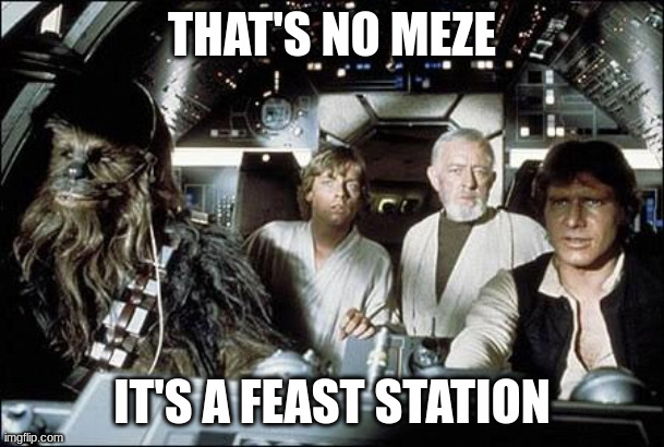 That&#39;s no meze, it&#39;s a feast station!