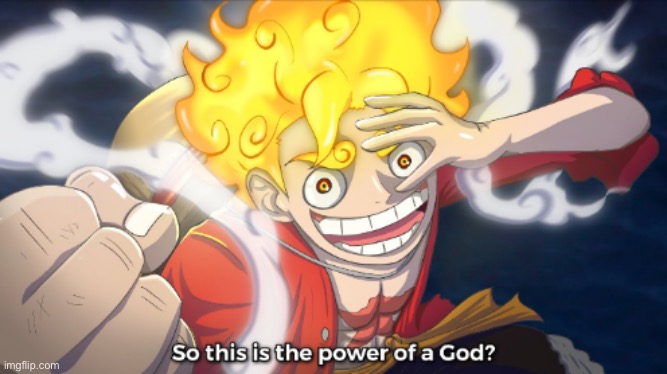 So this is the power of a god? | image tagged in so this is the power of a god | made w/ Imgflip meme maker