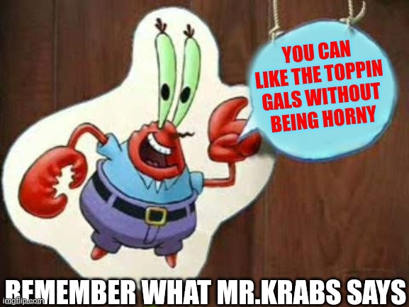 The toppins are always right! | YOU CAN LIKE THE TOPPIN GALS WITHOUT BEING HORNY; REMEMBER WHAT MR.KRABS SAYS | image tagged in the money is always right,pizza tower | made w/ Imgflip meme maker