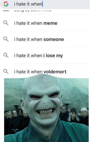 I hate it when Voldemort Blank Meme Template