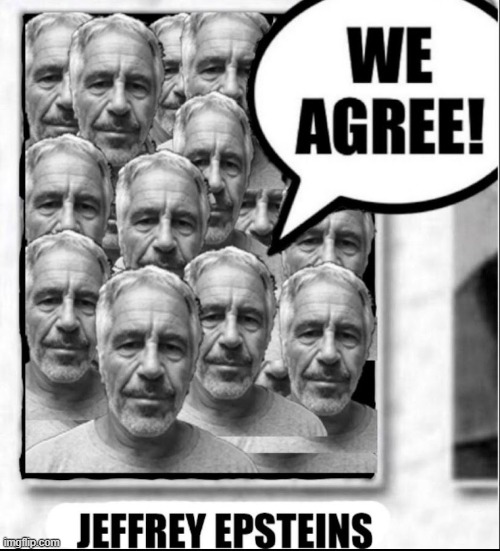 Jeffrey Epsteins we agree | image tagged in jeffrey epsteins we agree | made w/ Imgflip meme maker